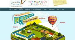 Desktop Screenshot of hopehouseschool.co.uk